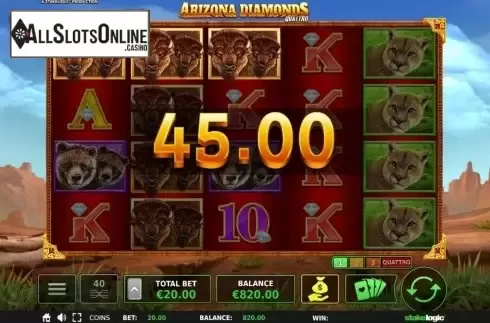 Win Screen 2. Arizona Diamonds from StakeLogic