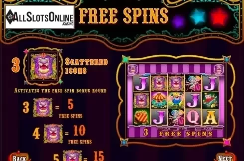 Screen4. Big Top Circus from MultiSlot
