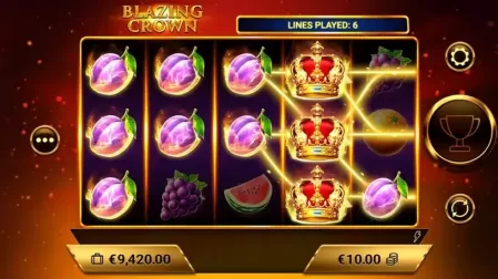 Blazing Crown slot screenshot 4