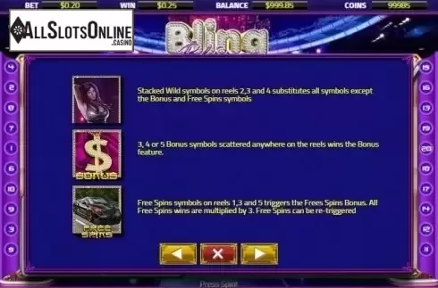 Features. Bling Bling from XIN Gaming