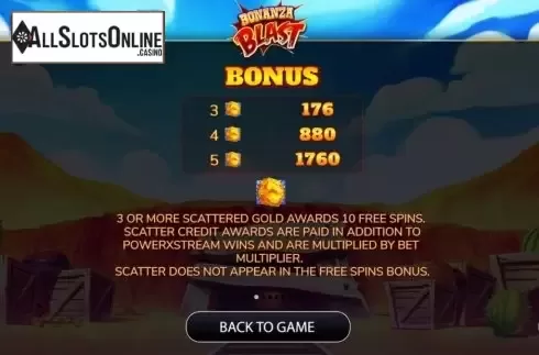 Features 3. Bonanza Blast from AGS