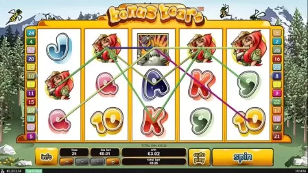Bonus Bears slot screenshot 3