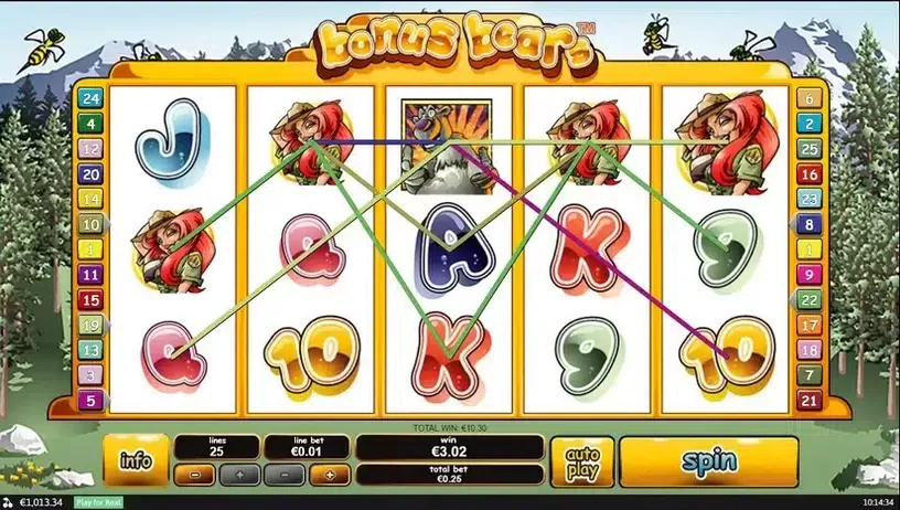 Bonus Bears slot screenshot 3
