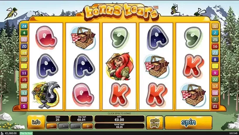 Bonus Bears slot screenshot 1