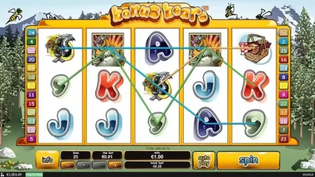 Bonus Bears slot screenshot 2