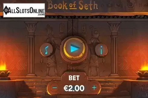 Intro screen. Book of Seth from Peter and Sons