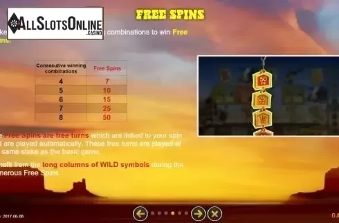Free Spins. Boom Bang from GAMING1