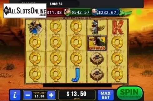 Win Screen. Buffalo Run from GMW