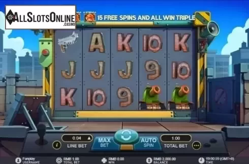 Reel Screen. Captain Rabbit from GamePlay