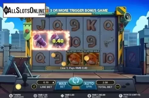 Win Screen 2. Captain Rabbit from GamePlay