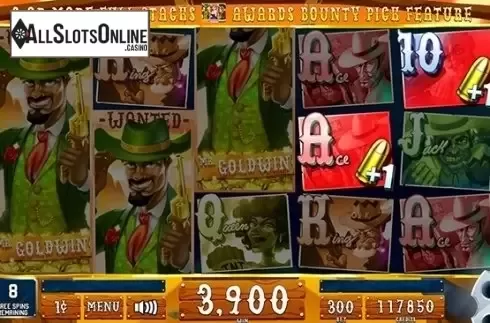 Win Screen . Cash Bounty from Incredible Technologies