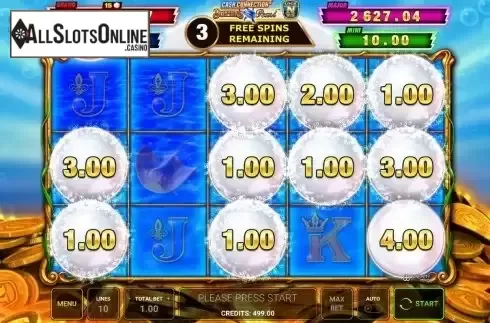 Bonus Game Gameplay Screen