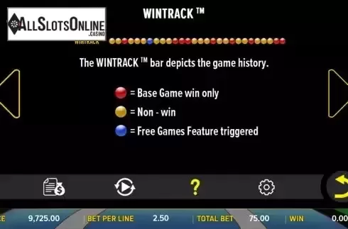 Wintrack screen