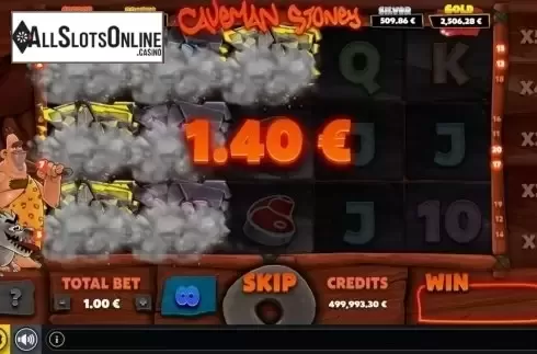 Win Screen. Caveman Stoney from GAMING1