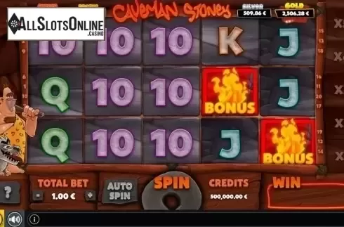 Reel Screen. Caveman Stoney from GAMING1