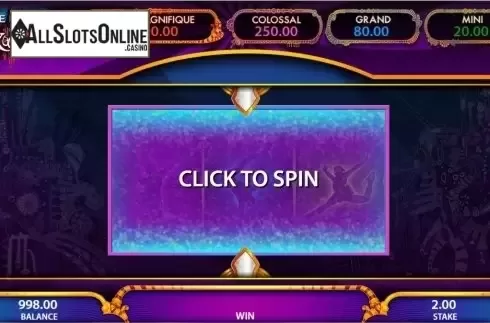 Bonus wheel screen 2. Cirque Du Soleil Kooza from Bally