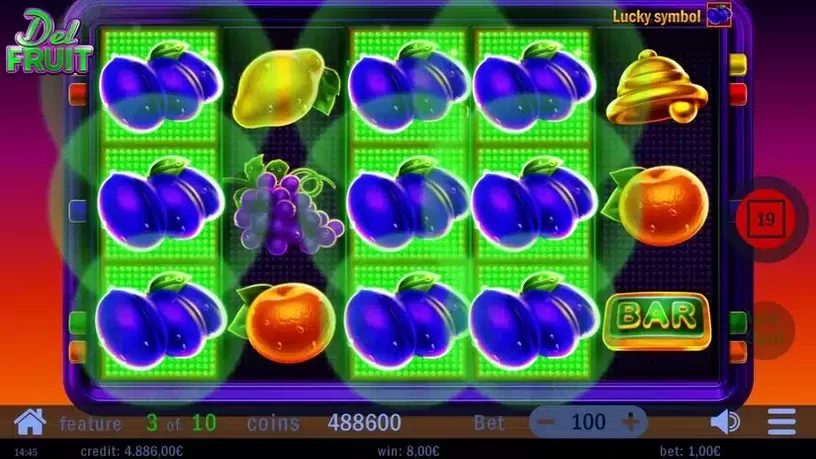 Del Fruit slot screenshot 4