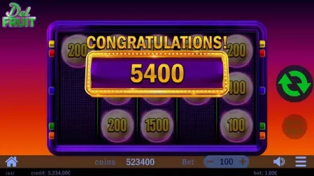 Del Fruit slot screenshot 8