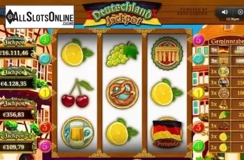 Reel Screen. Deutschland Jackpot from Oryx