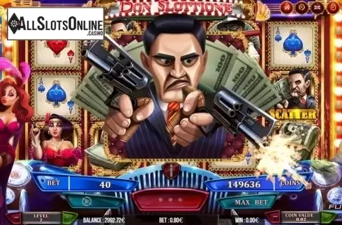 Bonus Screen. Don Slottione from Fugaso