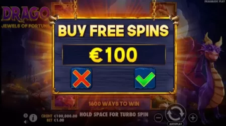 Drago – Jewels of Fortune slot screenshot 2