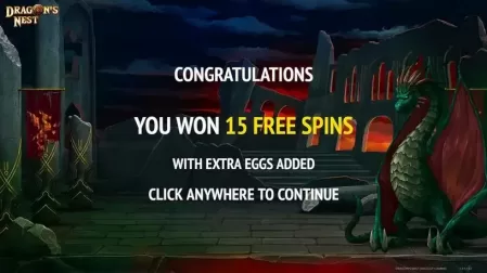 Dragon's Nest slot screenshot 2
