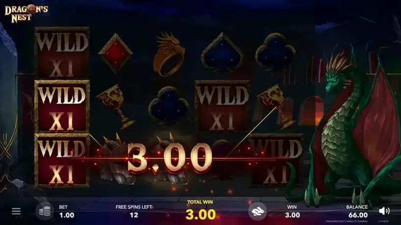 Dragon's Nest slot screenshot 4