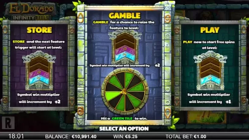 El Dorado Infinity Reels slot screenshot 3