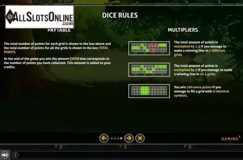 Paylines. Emerald Forest from GAMING1
