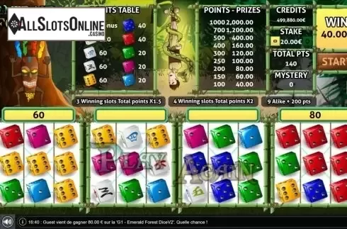 Win Screen. Emerald Forest from GAMING1