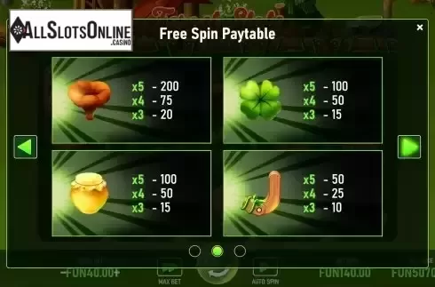 Paytable 2