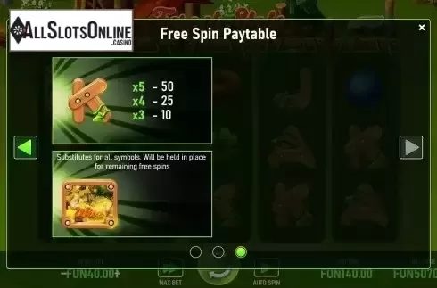 Paytable 3