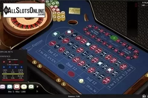 Game workflow . Euro Roulette (Espresso Games) from Espresso Games