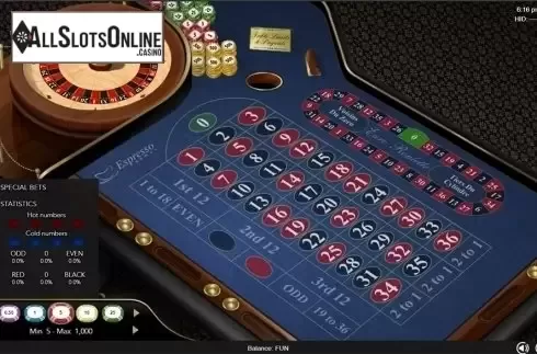 Reels screen. Euro Roulette (Espresso Games) from Espresso Games