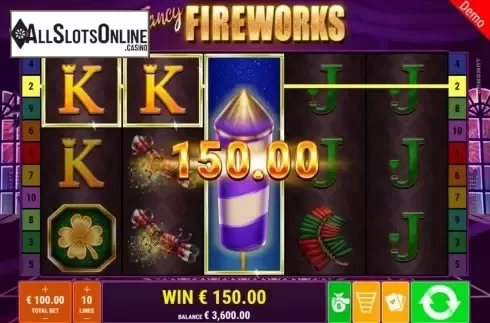 Win Screen 1. Fancy Fireworks from Gamomat