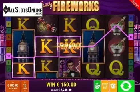 Win Screen 2. Fancy Fireworks from Gamomat