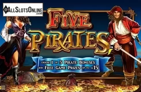 Screen 1. Five Pirates from Lightning Box