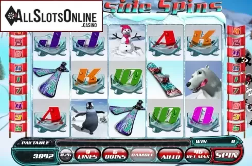 Game Workflow screen. Front Side Spins from Saucify