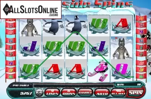 Win Screen2. Front Side Spins from Saucify