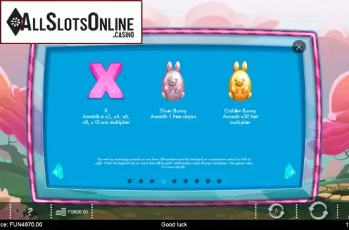 Paytable 4. Gifts of Ostara from IronDog