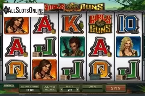 6. Girls With Guns from Microgaming