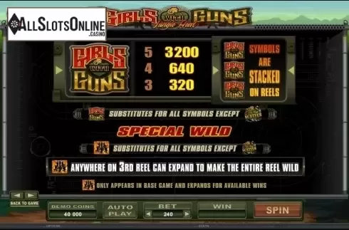 1. Girls With Guns from Microgaming