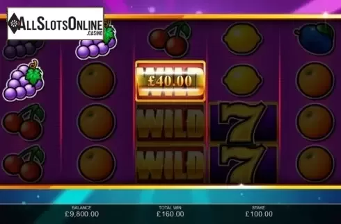 Win Screen 1. Golden 7s from Inspired Gaming