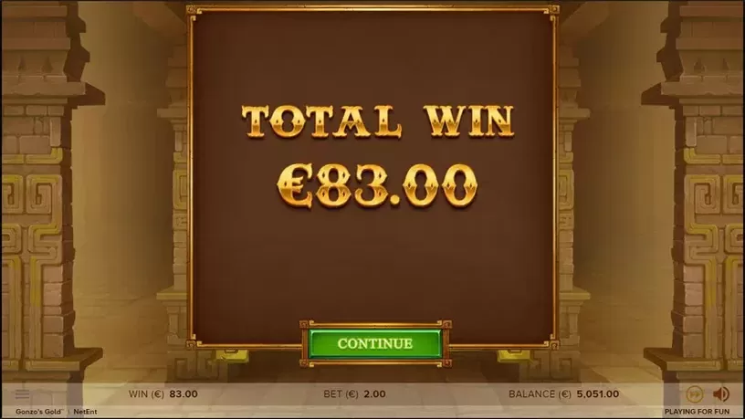 Gonzo's Gold slot screenshot 7