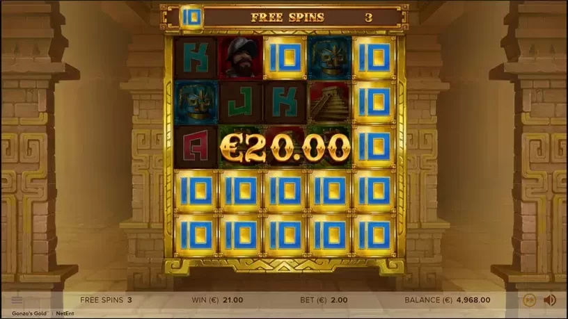 Gonzo's Gold slot screenshot 5