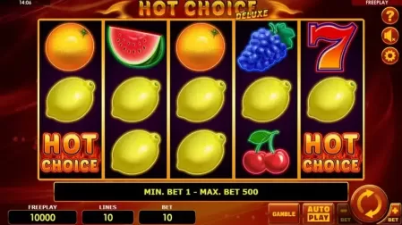 Hot Choice Deluxe slot screenshot 1