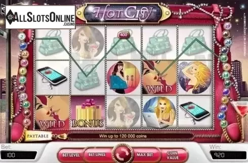 Win Screen 2. Hot City from NetEnt