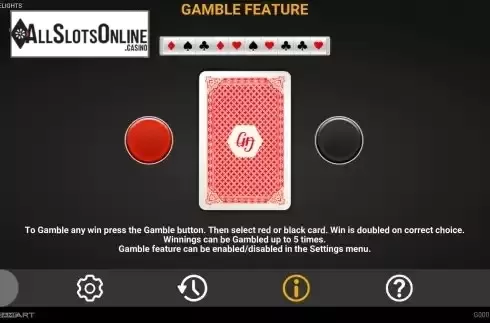 Gamble feature screen