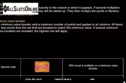 Game Rules screen 2