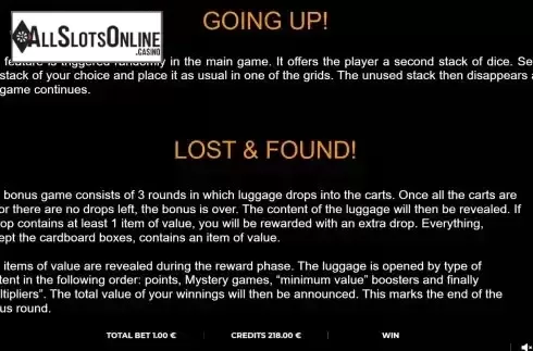 Game Rules screen